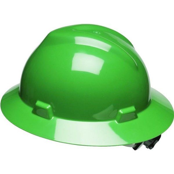 Msa Safety SWX00426 Hard Hat, 4Point Textile Suspension, HDPE Shell, Green, Class E SWX00426-01